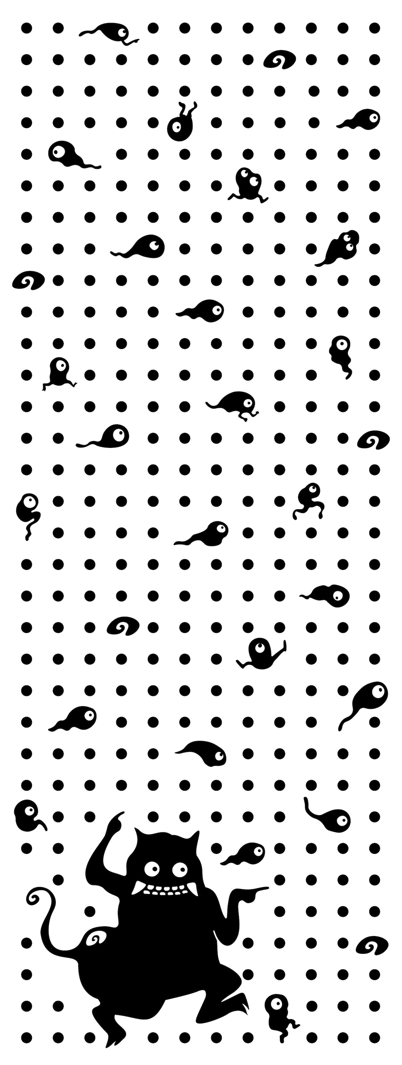 Michi Shirube and Chibi Shirube Tenugui